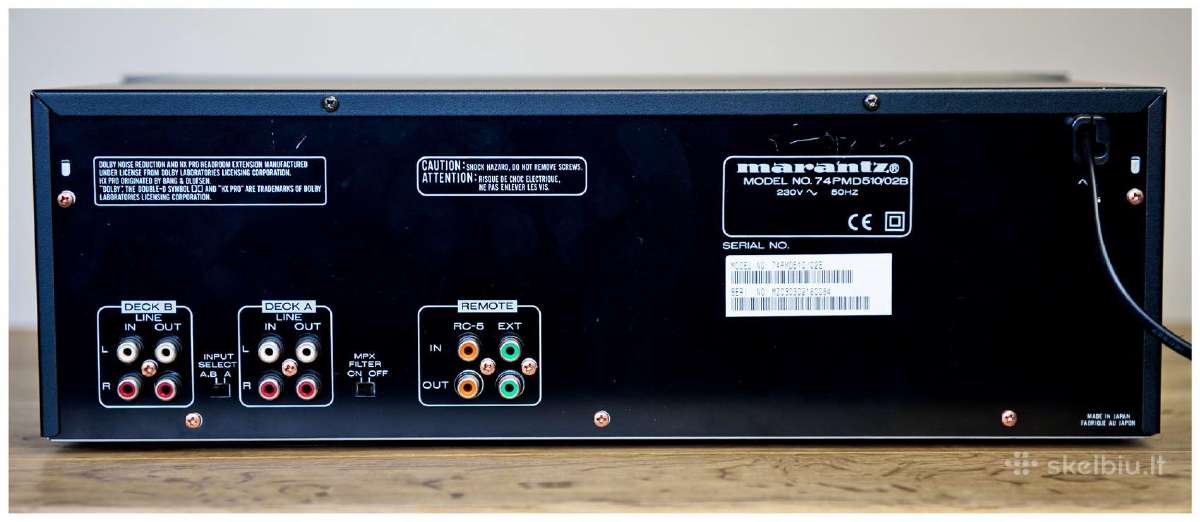 Marantz Pmd510 Pioneer Teac Ad-850cd - nuotraukos Nr. 15
