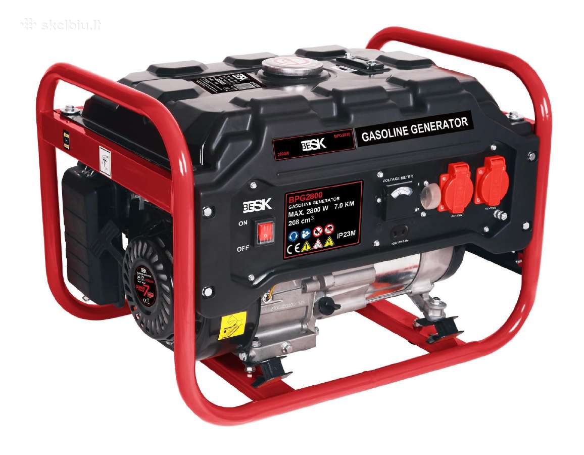 Generatorius benzininis Besk Bpg2800, 2500 W