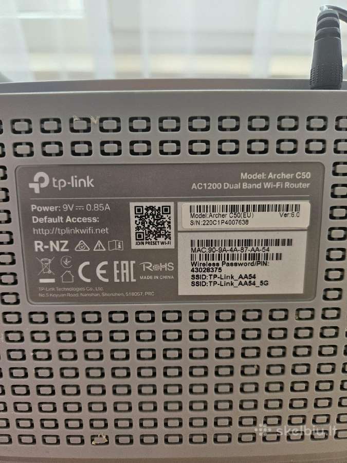 Parduodu WiFi maršutizatoriu C50 - nuotraukos Nr. 3