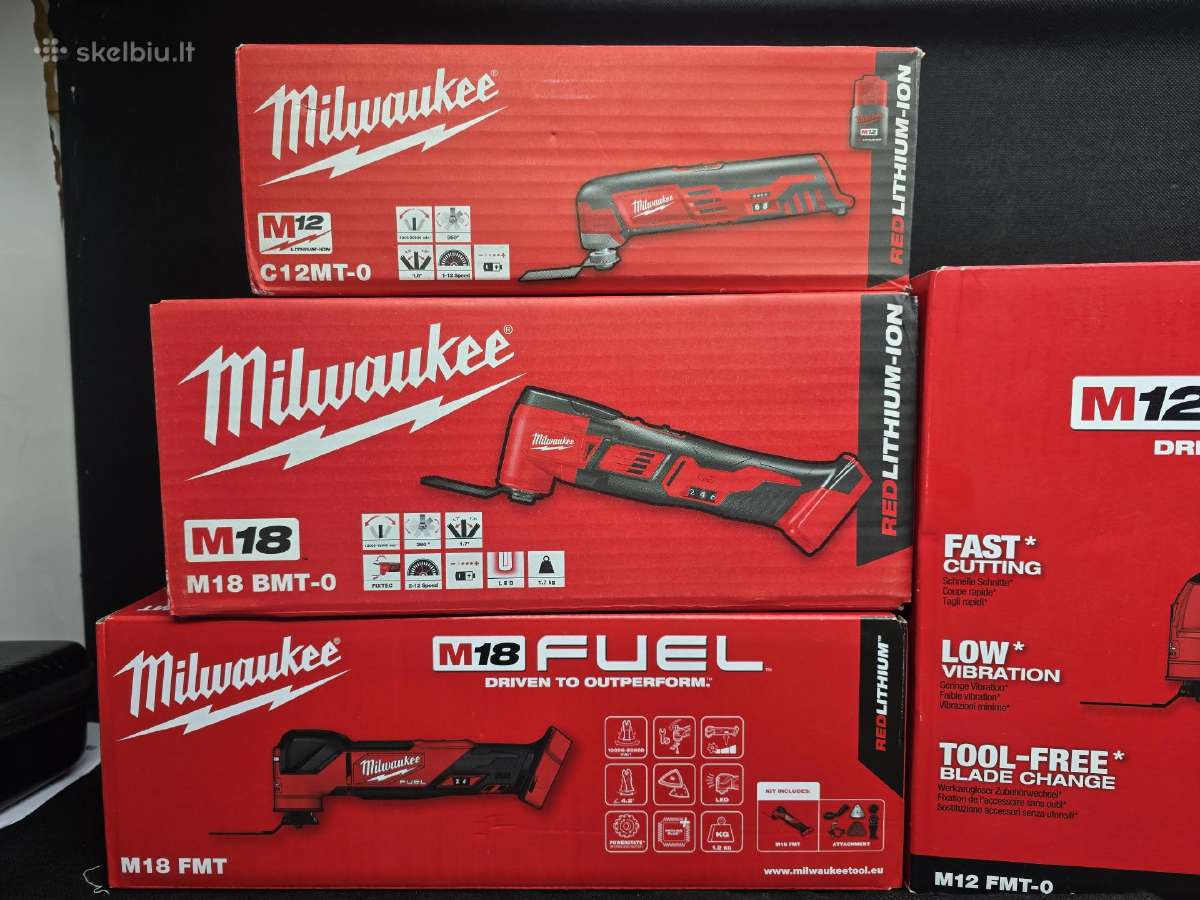 Daugiafunkcinis įrankis Milwaukee M18 M12 Fmt Bmt - nuotraukos Nr. 2
