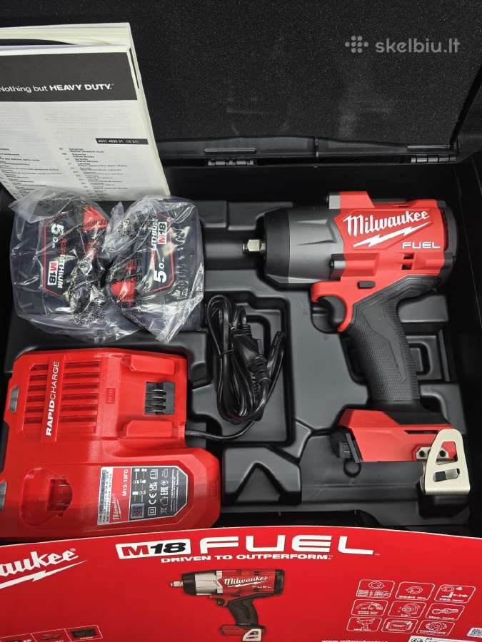 Smūginis veržliasukis Milwaukee M18 Fhiw2f12-502x - nuotraukos Nr. 2