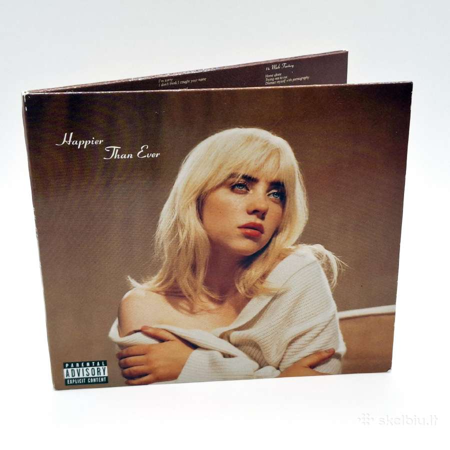 Billie Eilish - Happier Than Ever (CD, Albumas)