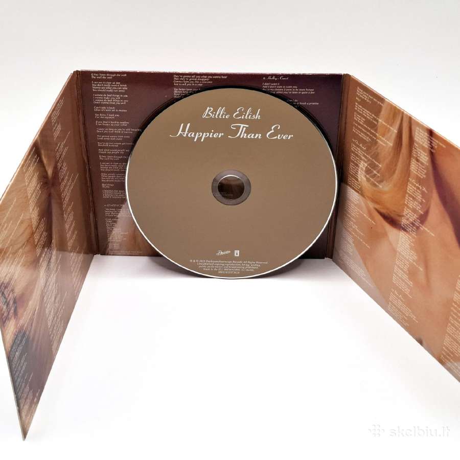 Billie Eilish - Happier Than Ever (CD, Albumas) - nuotraukos Nr. 4