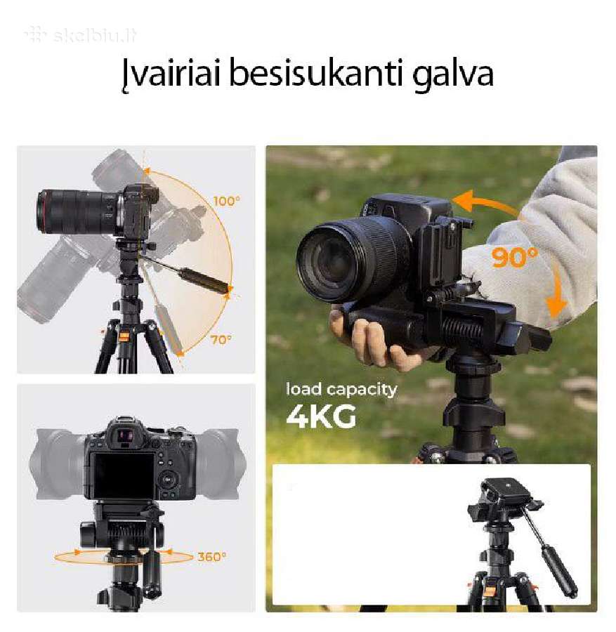 Profesionalus „k&f Concept“ trikojis stovas 190 cm - nuotraukos Nr. 3