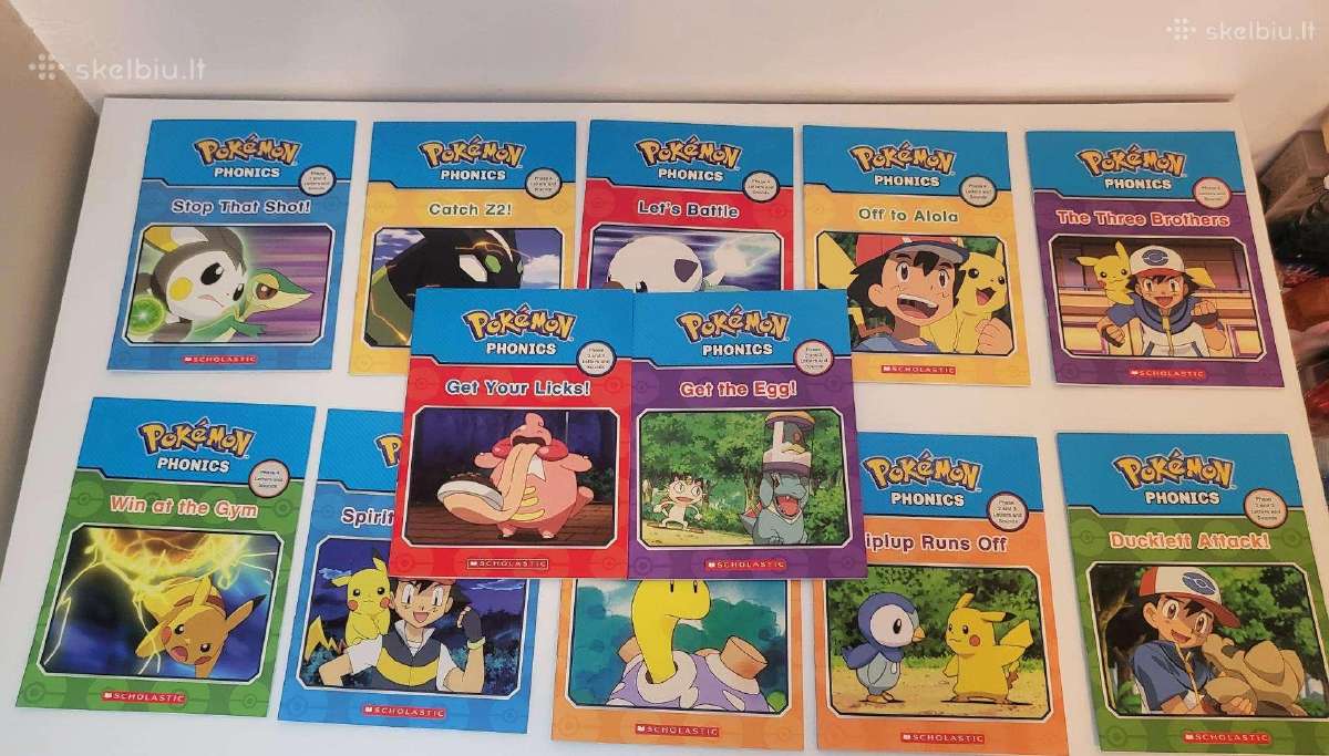 Pokemon mokomasis skaitymo rinkinys vaikams