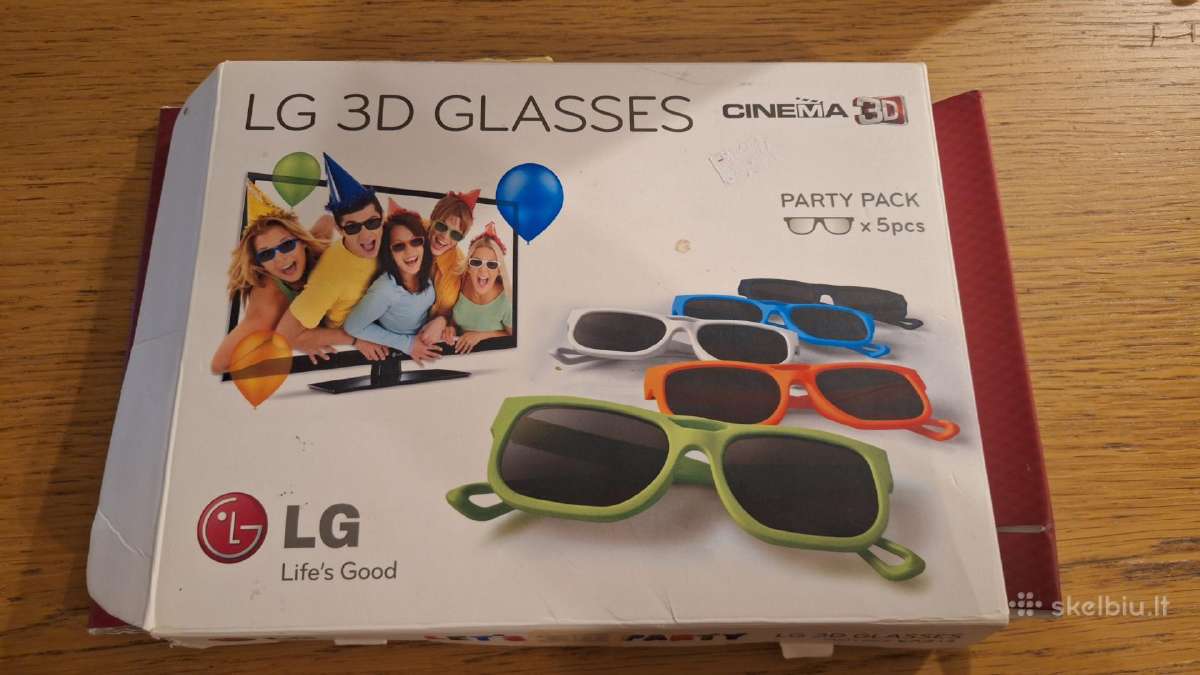 LG 3D Glasses Cinema - pasyvūs 3D akiniai