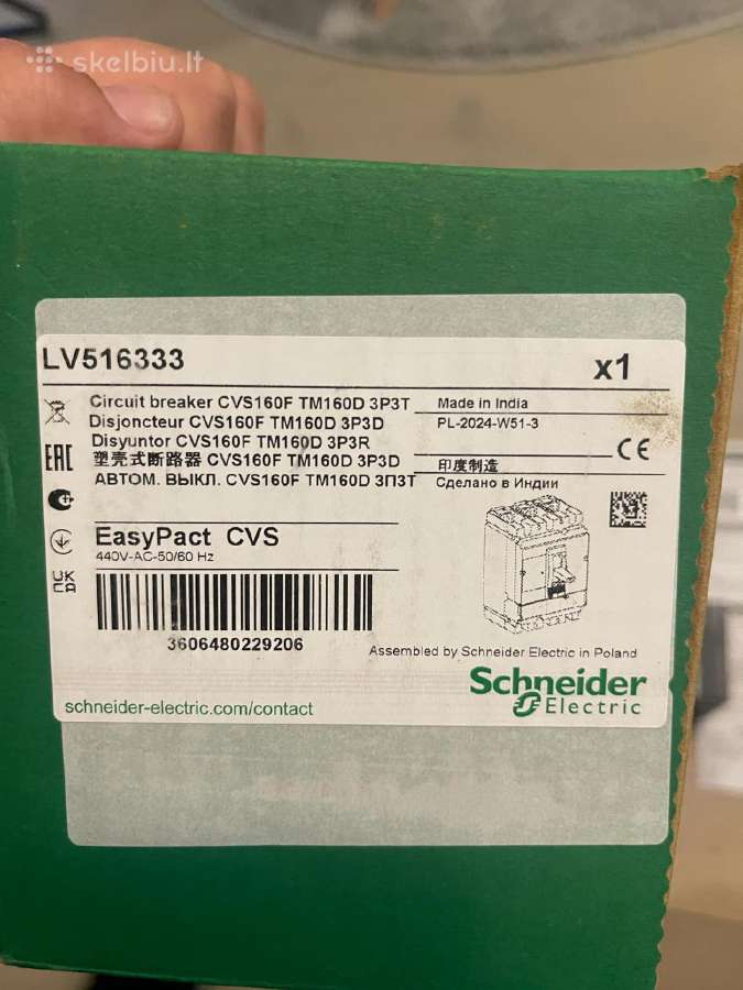 Schneider Easypact ir Schneider Electric