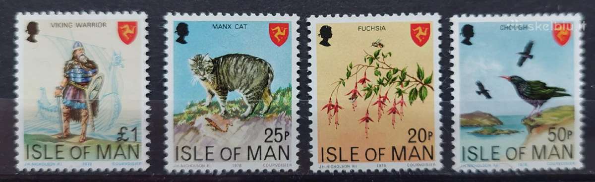 Meno sala 1978 fauna, švarus Michel 133-136