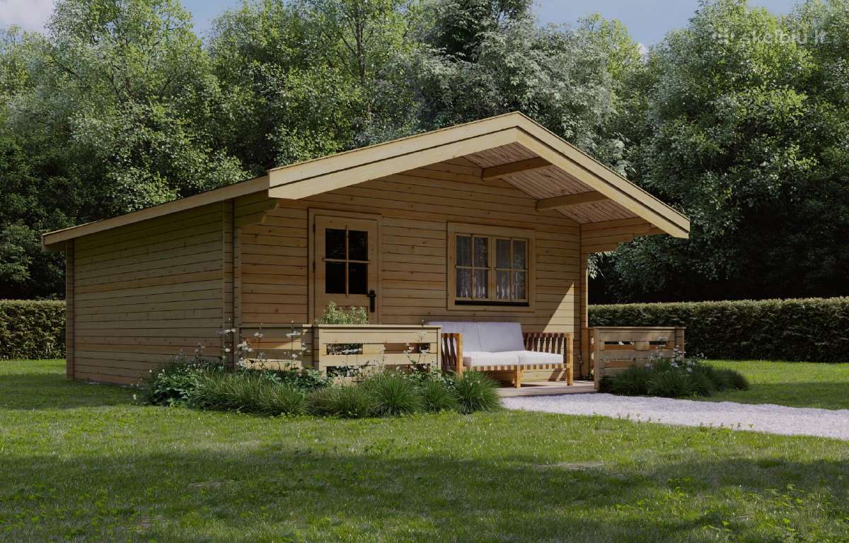 Pirtys, mediniai namai, žaidimų aikštelės - nuotraukos Nr. 7