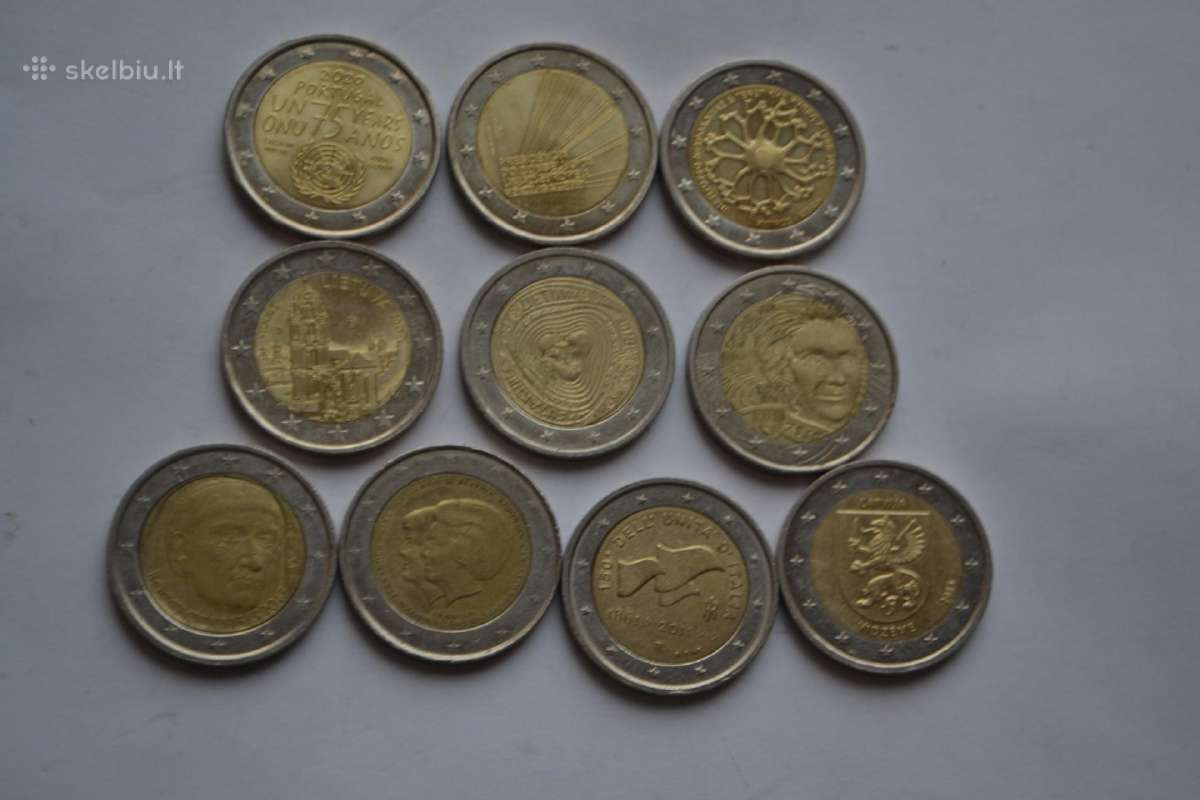 2 Euru monetos
