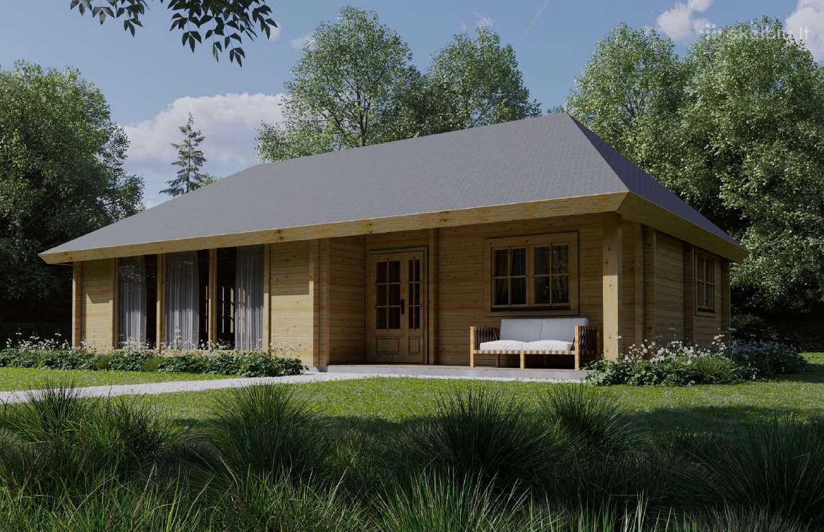 Pirtys, mediniai namai, žaidimų aikštelės - nuotraukos Nr. 11