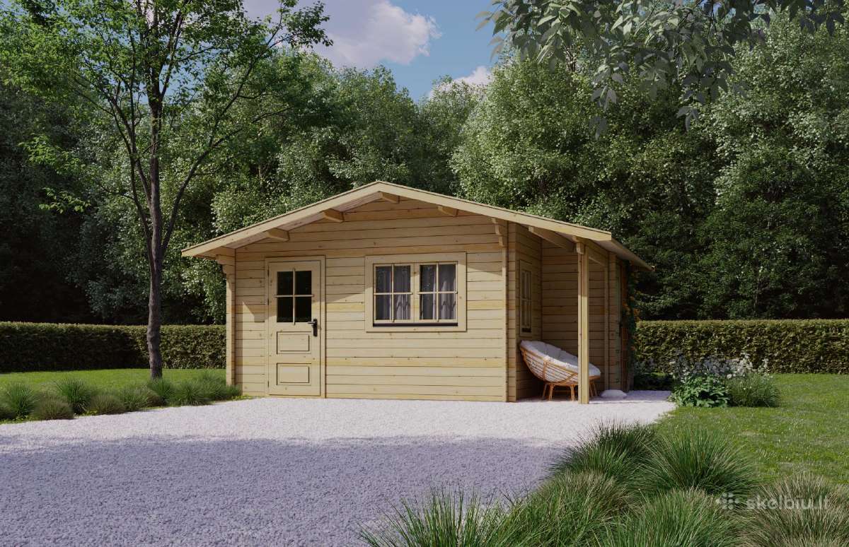 Pirtys, mediniai namai, žaidimų aikštelės - nuotraukos Nr. 12