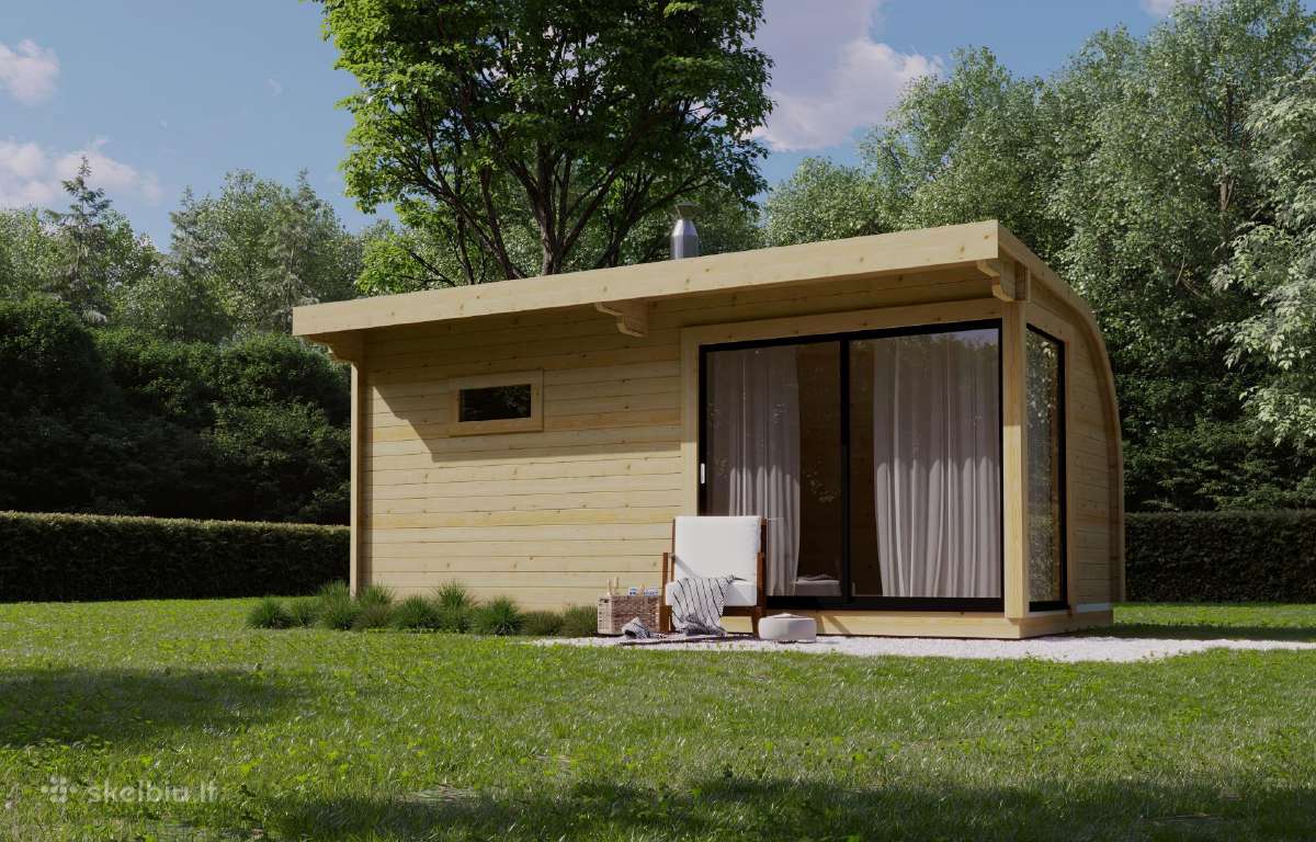 Pirtys, mediniai namai, žaidimų aikštelės - nuotraukos Nr. 21