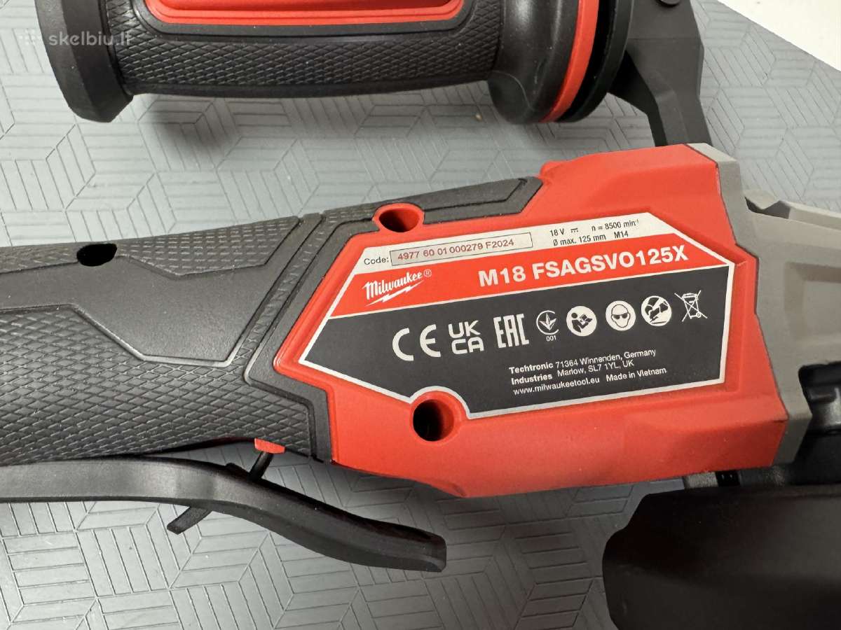 Milwaukee M18 fsagsvo125x - nuotraukos Nr. 5