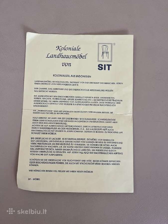 Valgomojo stalas ir kėdės - nuotraukos Nr. 5