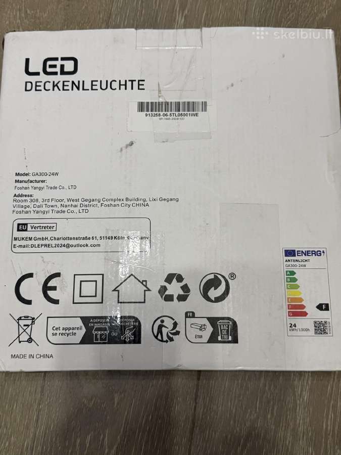 Išmanus LED lubinis šviestuvas Antenlicht - nuotraukos Nr. 2