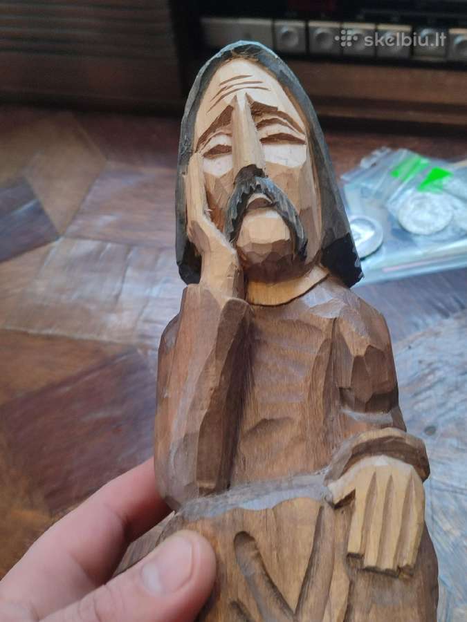 Religija medinis drožinys rūpintojėlis - nuotraukos Nr. 11