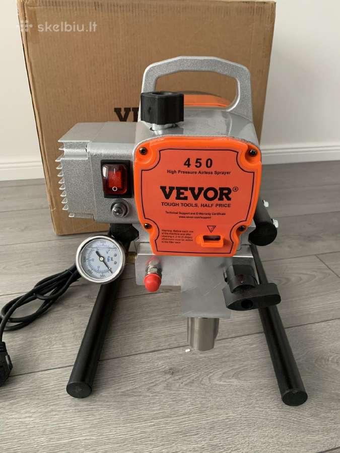 Aukšto slėgio Vevor dažymo aparatas 1,8kw - nuotraukos Nr. 4