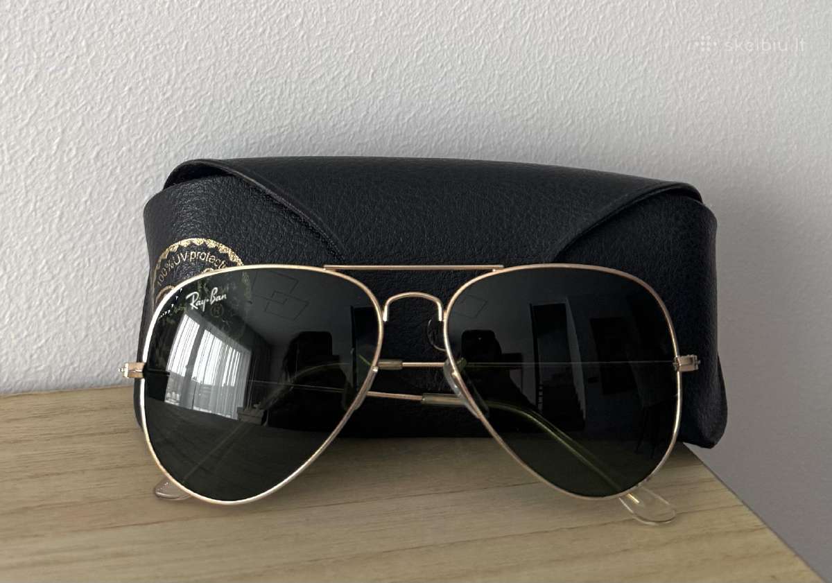 Ray-ban Aviator large metal ll akiniai nuo saulės - nuotraukos Nr. 3