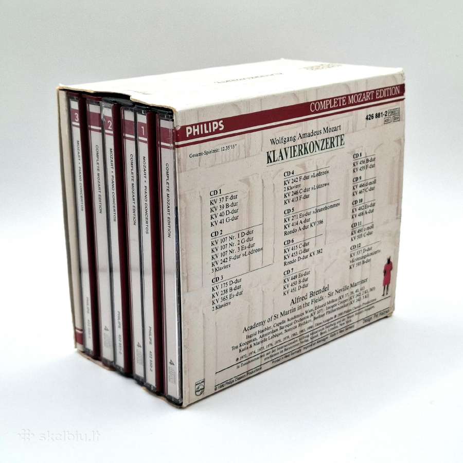 Mozart – Klavierkonzerte (12 x CD, rinkinys) - nuotraukos Nr. 5