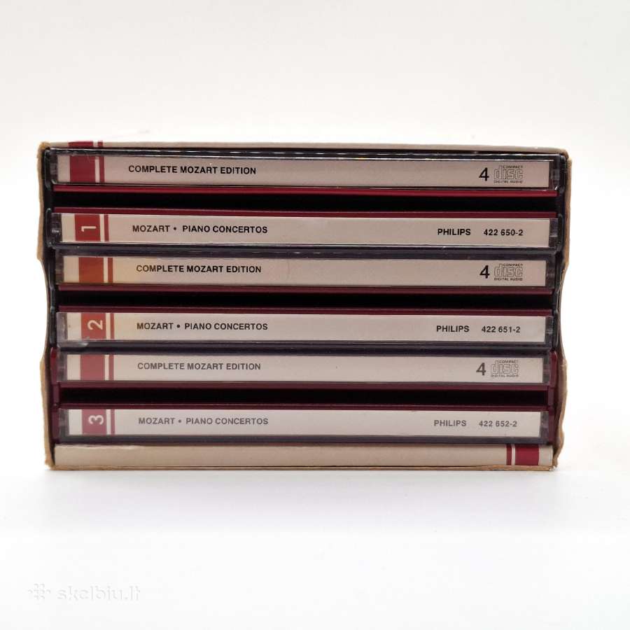 Mozart – Klavierkonzerte (12 x CD, rinkinys) - nuotraukos Nr. 6