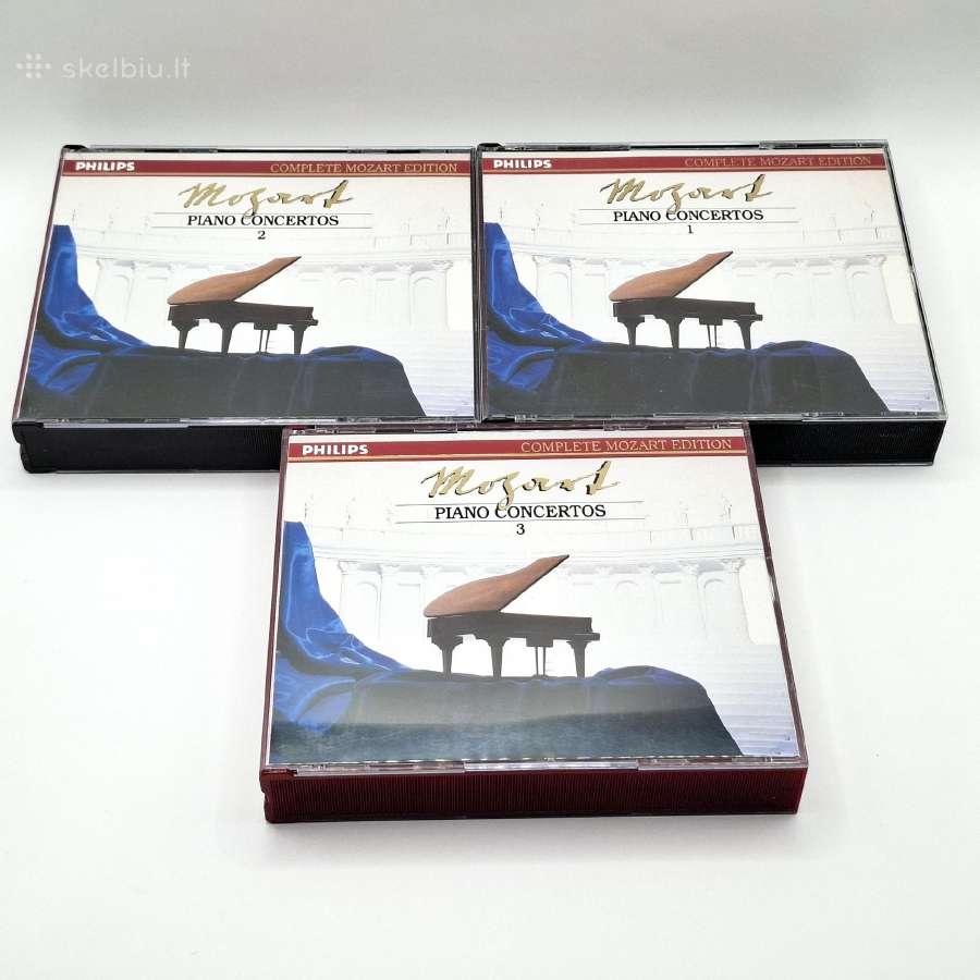 Mozart – Klavierkonzerte (12 x CD, rinkinys)