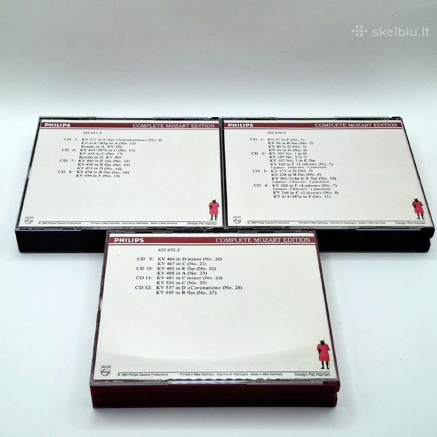 Mozart – Klavierkonzerte (12 x CD, rinkinys) - nuotraukos Nr. 10