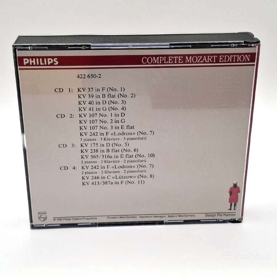 Mozart – Klavierkonzerte (12 x CD, rinkinys) - nuotraukos Nr. 12