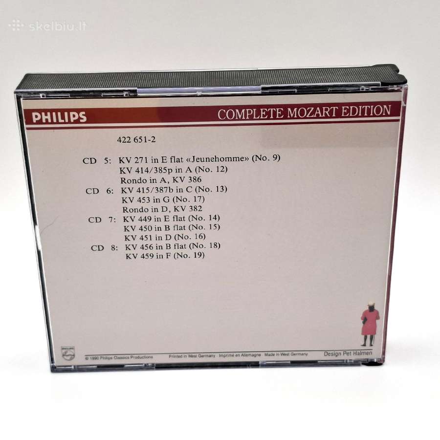Mozart – Klavierkonzerte (12 x CD, rinkinys) - nuotraukos Nr. 15