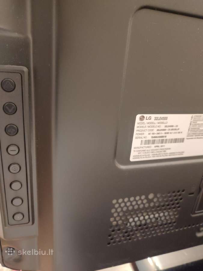 Televizorius Lg32le4500 - nuotraukos Nr. 6