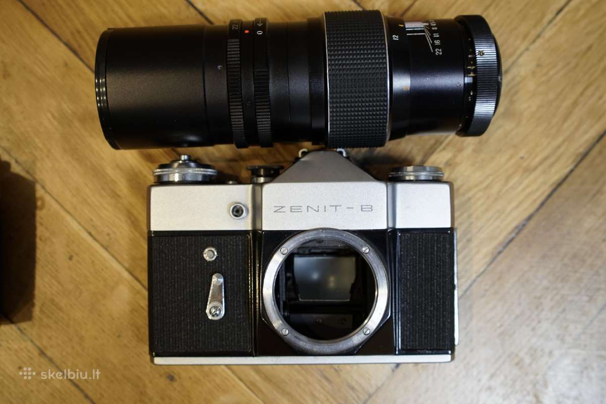 Parduodu analoginius fotoaparatus ir M42 objektyvu - nuotraukos Nr. 2