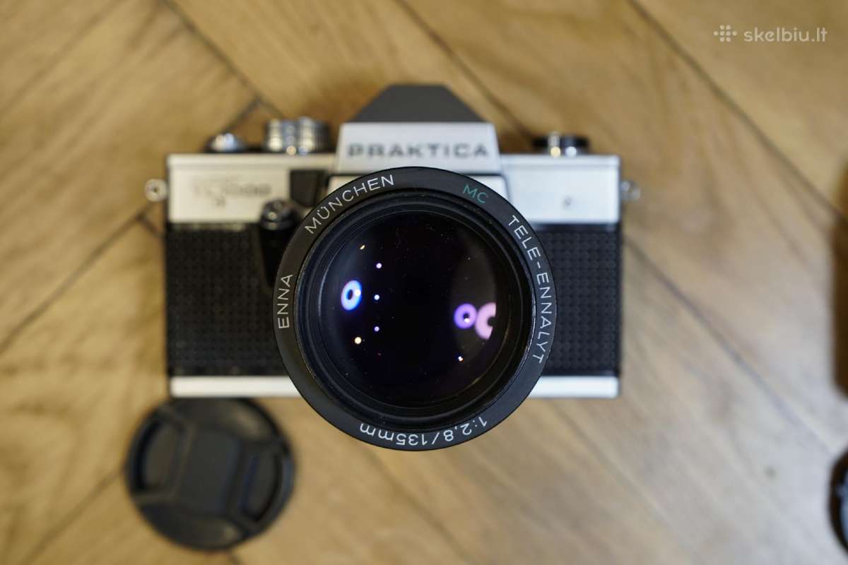 Parduodu analoginius fotoaparatus ir M42 objektyvu - nuotraukos Nr. 4