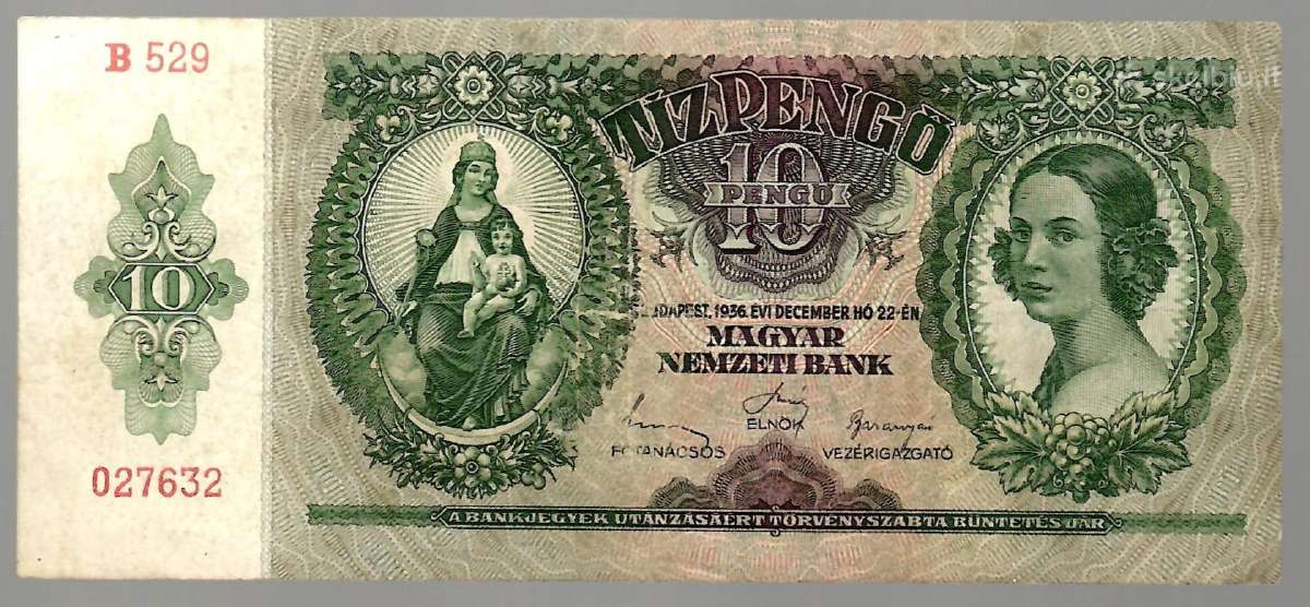 Vengrijos banknotai - nuotraukos Nr. 3