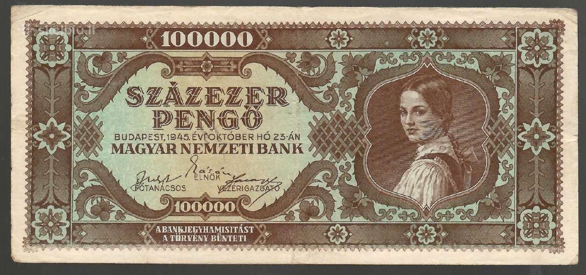 Vengrijos banknotai - nuotraukos Nr. 9