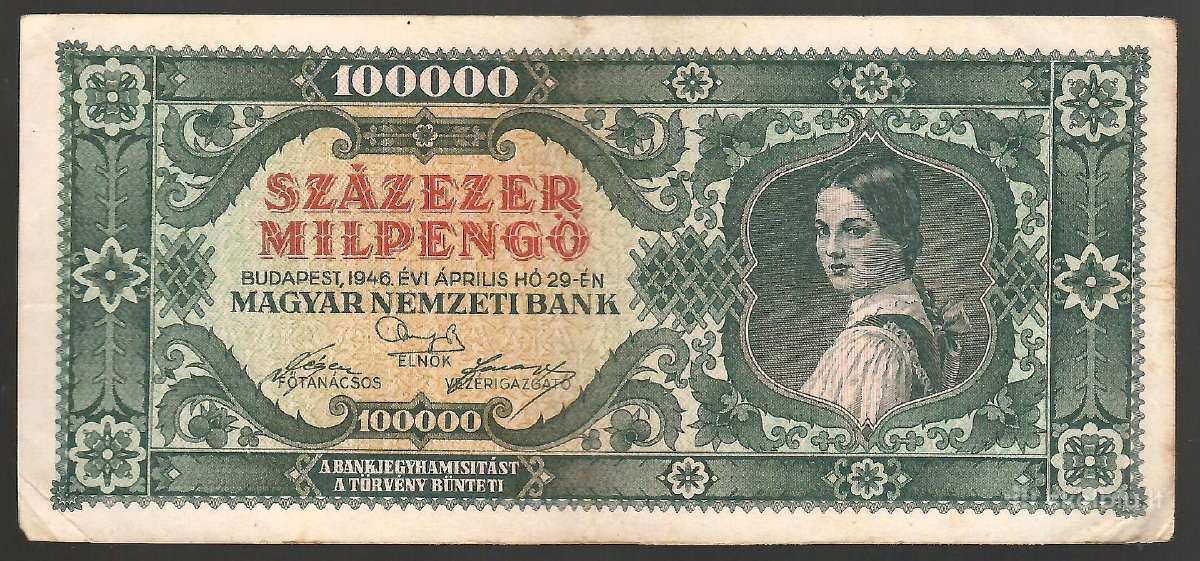Vengrijos banknotai - nuotraukos Nr. 11