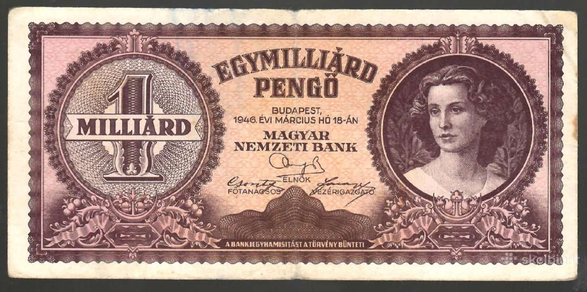 Vengrijos banknotai - nuotraukos Nr. 13