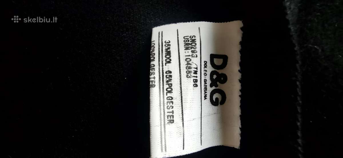 D&g Vilnonis, juodas puspaltis - nuotraukos Nr. 5