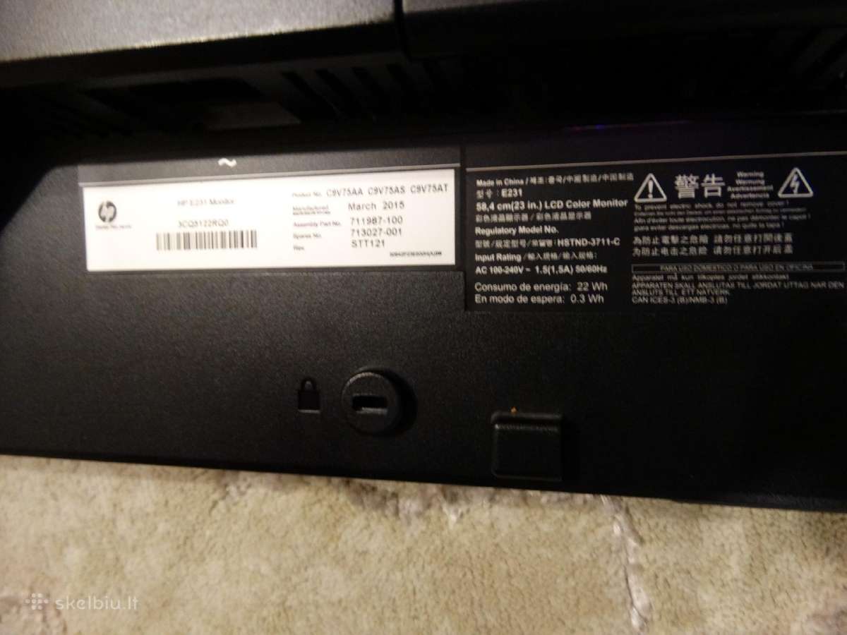 Monitorius Hp Compaq - nuotraukos Nr. 8