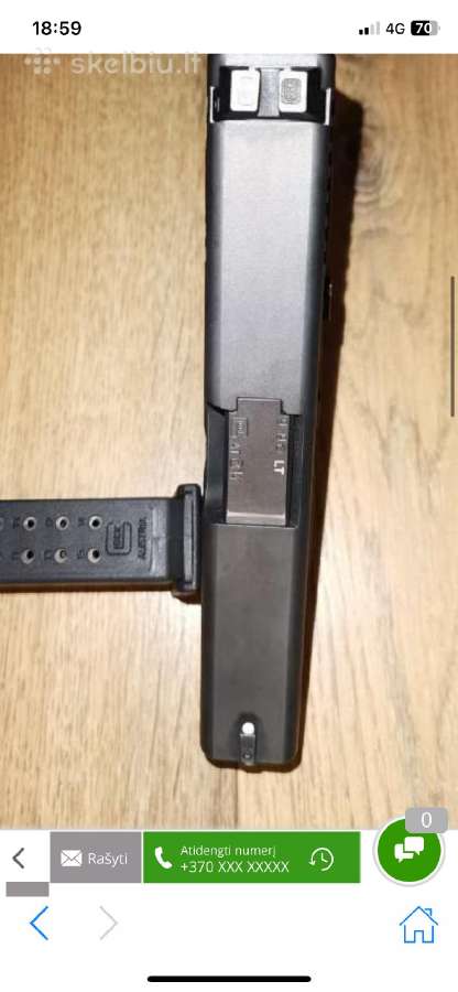 Glock 19 gen 3 Wilson Combat parduodu - nuotraukos Nr. 11