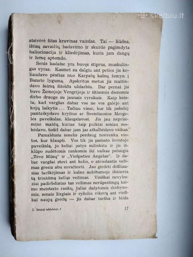 M. Jokai. Senieji tablabirai. T.1, 1939 m. leid.