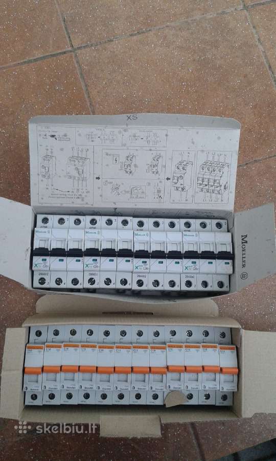 Elektros prekės - automatiniai jungikliai