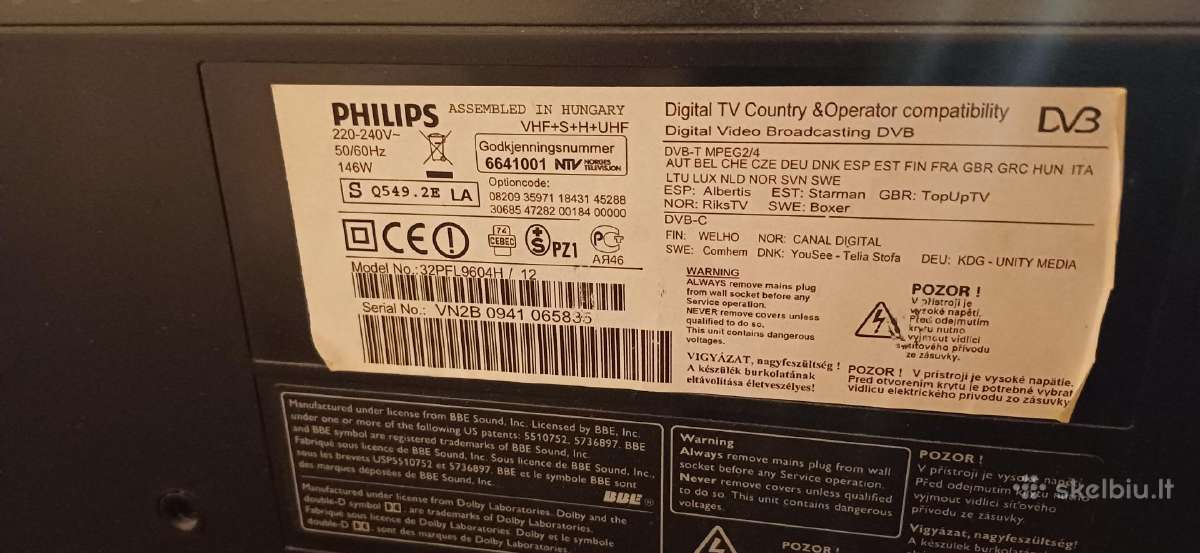 Philips 32pfl9604h12 - nuotraukos Nr. 2