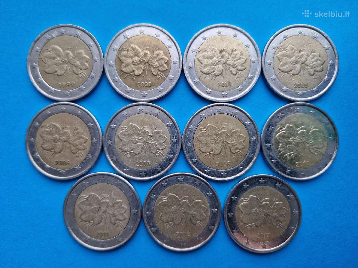 Nacionalinės 2 eurų nominalo monetos 2.05-2.50 Eur - nuotraukos Nr. 5