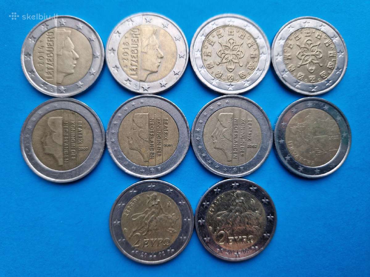 Nacionalinės 2 eurų nominalo monetos 2.05-2.50 Eur - nuotraukos Nr. 8