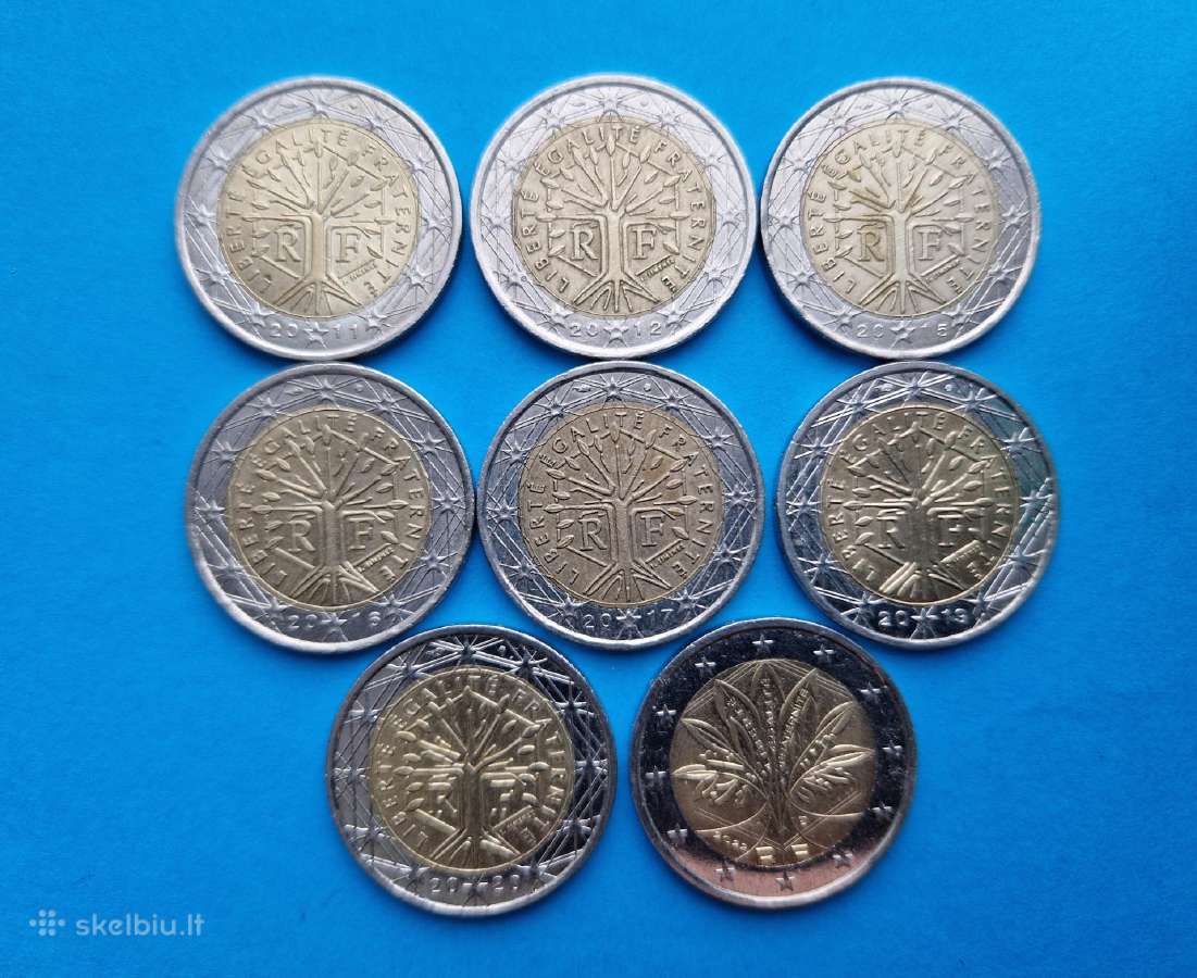 Nacionalinės 2 eurų nominalo monetos 2.05-2.50 Eur - nuotraukos Nr. 9