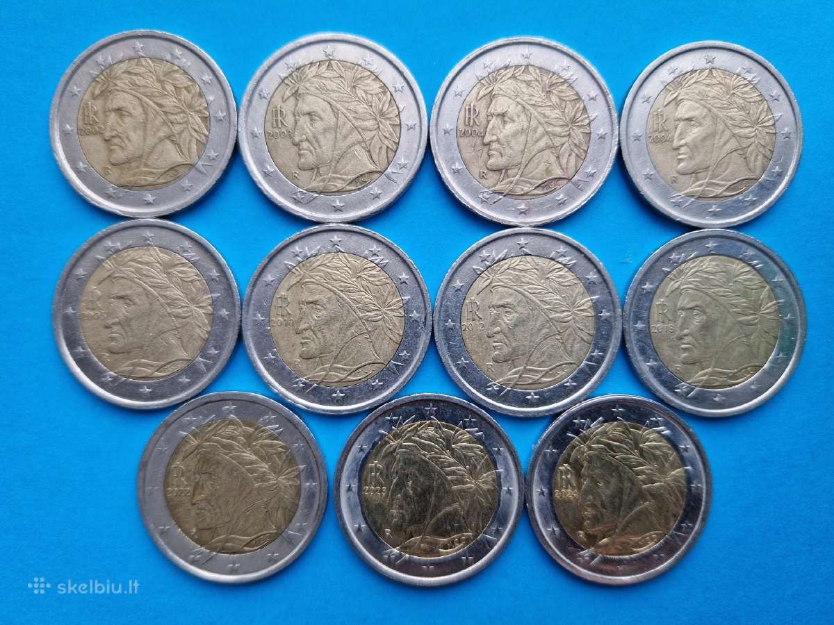 Nacionalinės 2 eurų nominalo monetos 2.05-2.50 Eur - nuotraukos Nr. 10