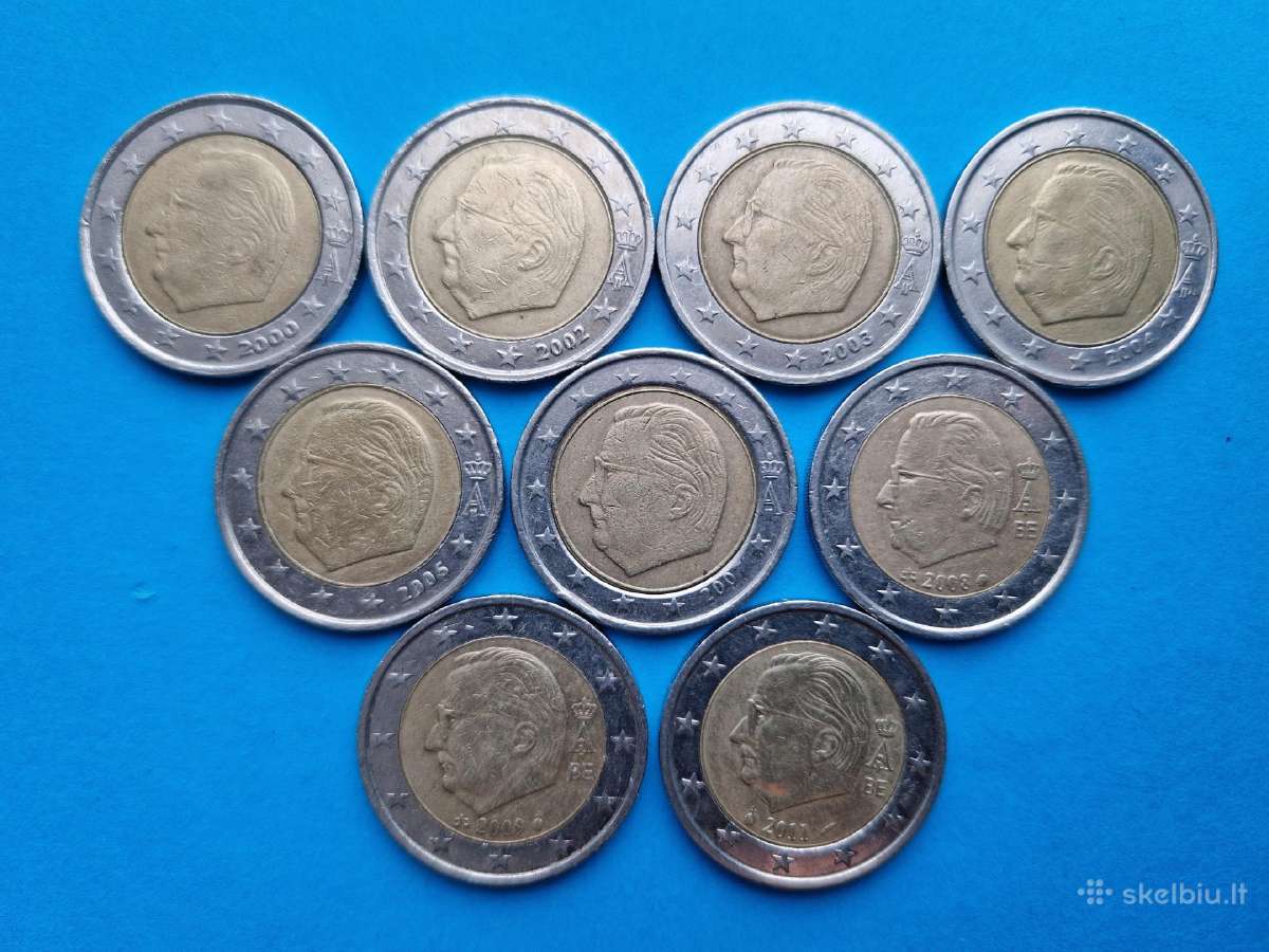 Nacionalinės 2 eurų nominalo monetos 2.05-2.50 Eur - nuotraukos Nr. 13