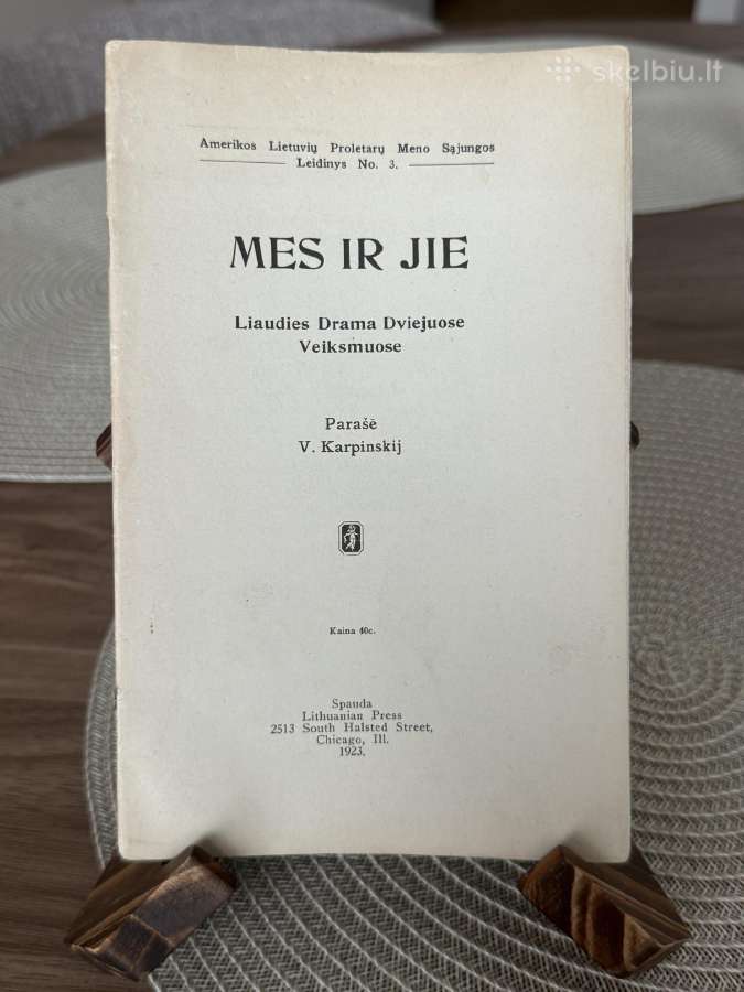 Mes Ir Jie 1923 m.