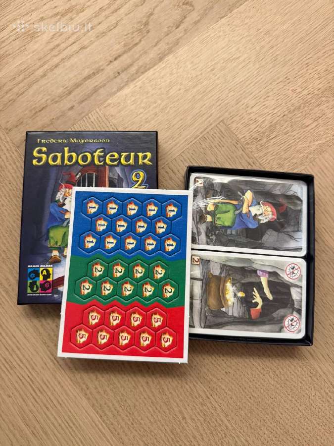 Stalo žaidimas Saboteur 2 - naujas - nuotraukos Nr. 2