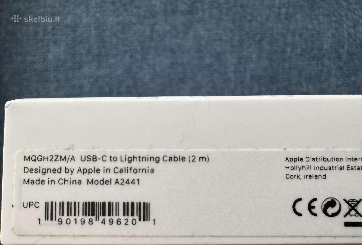 Apple Usb-c to Lightning 2 metrų įkrovimo laidas - nuotraukos Nr. 4